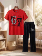 Girls “Six Seven” Graphic T-Shirt & Black trouser Set (Copy)