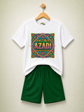 Azadi Heritage Kids Short Set – Mini Kidi