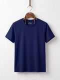 Cotton Jersey Tee Navy Blue