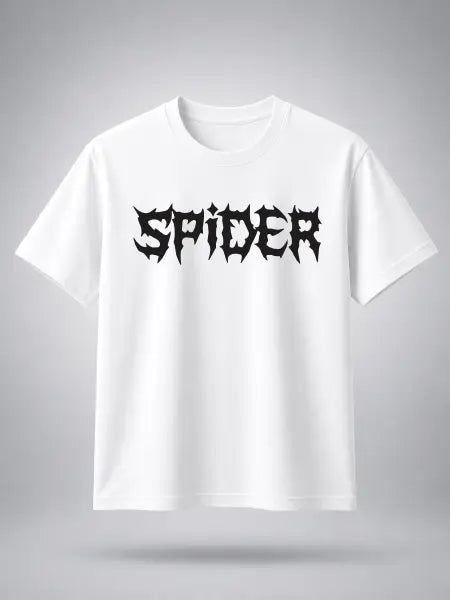 Spider Gothic Typography Tee ⭐