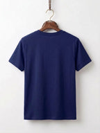Cotton Jersey Tee Navy Blue