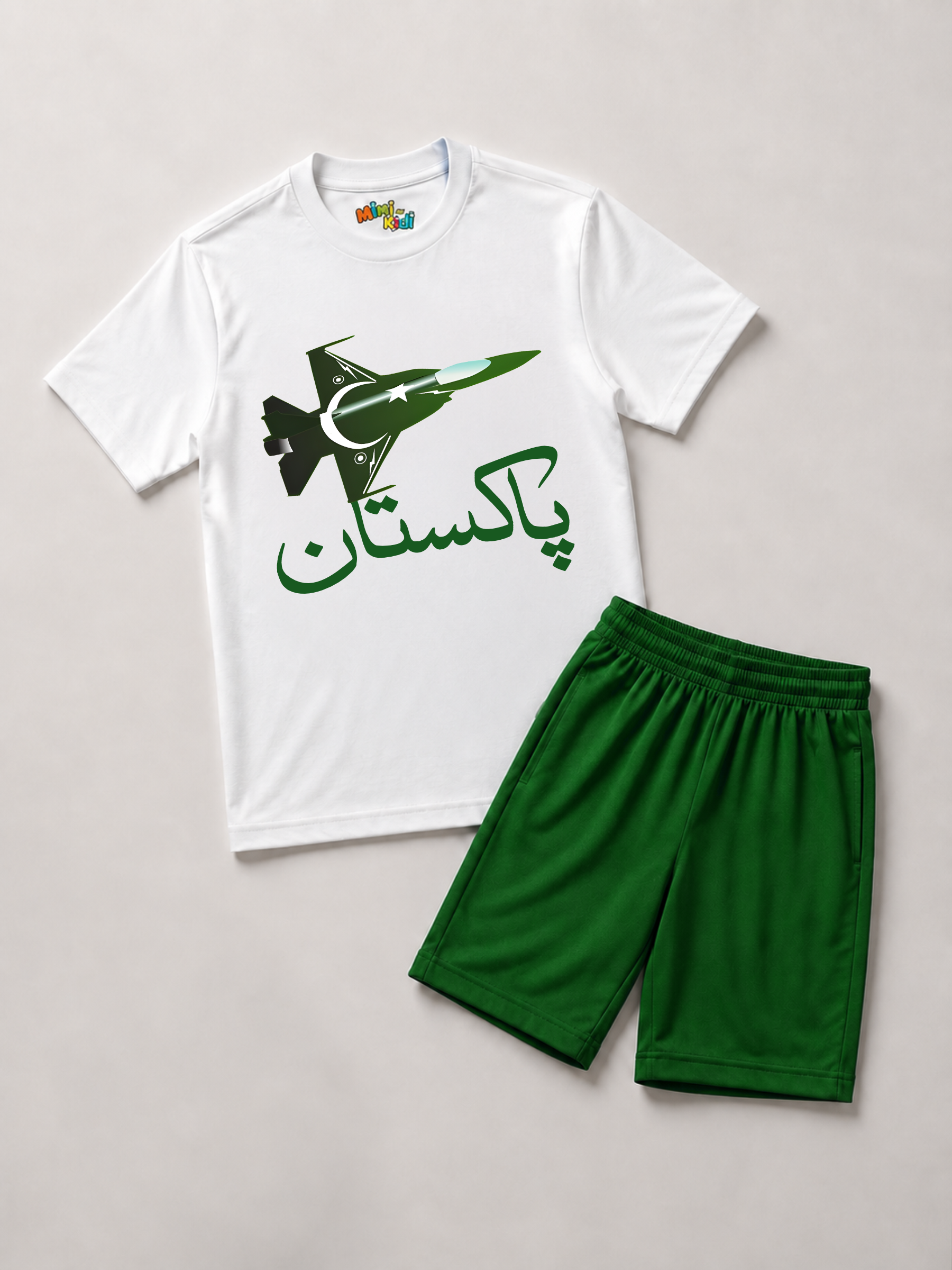 Pakistan Air Force Fighter Jet T-Shirt & Shorts Set