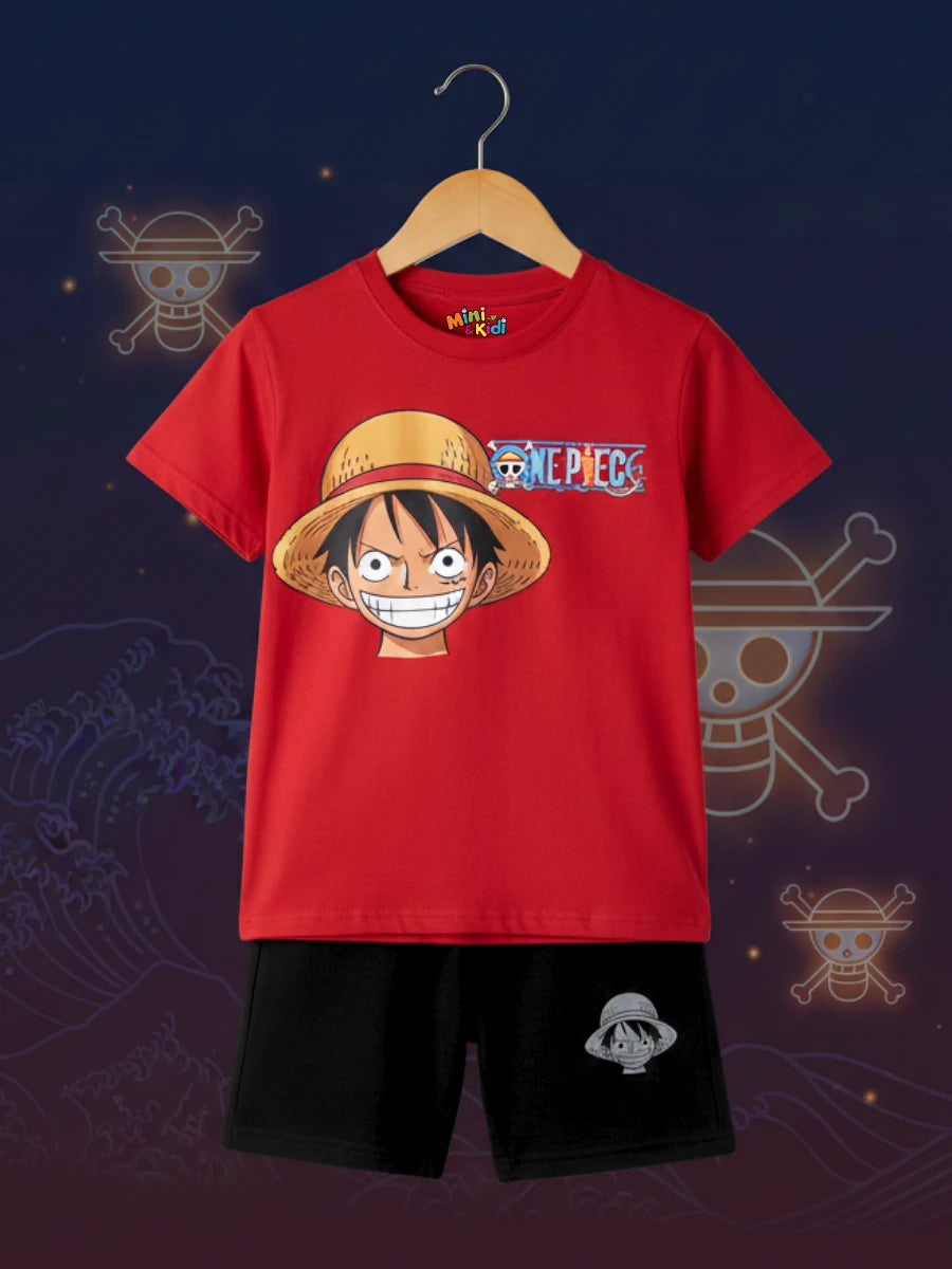 One Piece Luffy Straw Hat Set