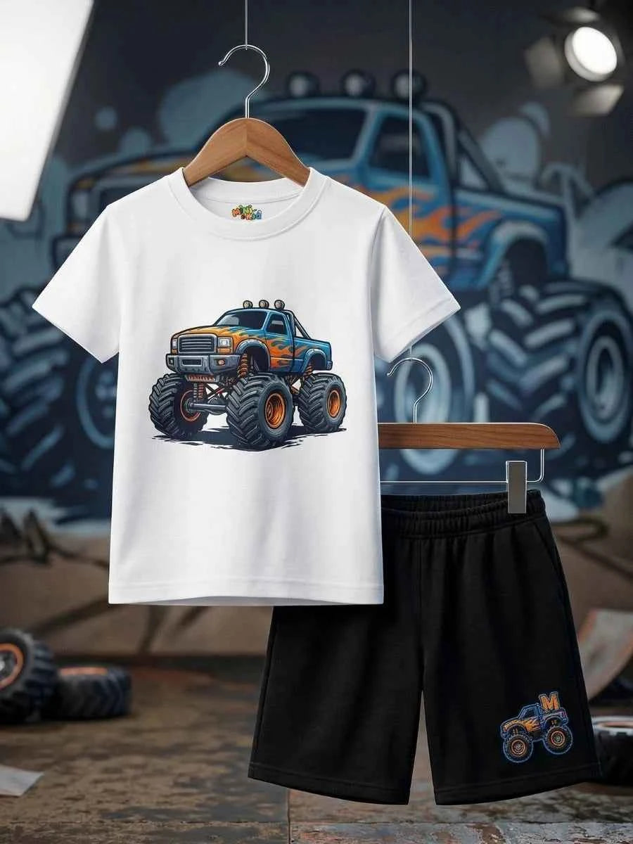 Monster Truck Cotton Set