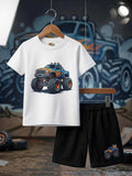 Monster Truck Cotton Set