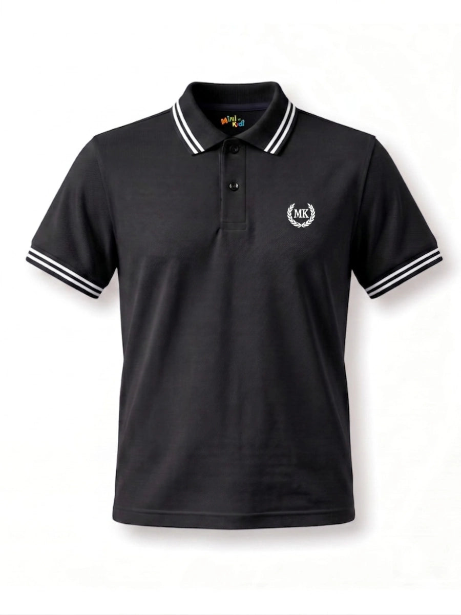 Polo T-Shirt - Jet Black