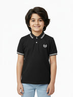 Polo T-Shirt - Jet Black