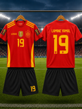 Lamine Yamal #19 Jersey & Shorts Set