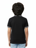 Polo T-Shirt - Jet Black