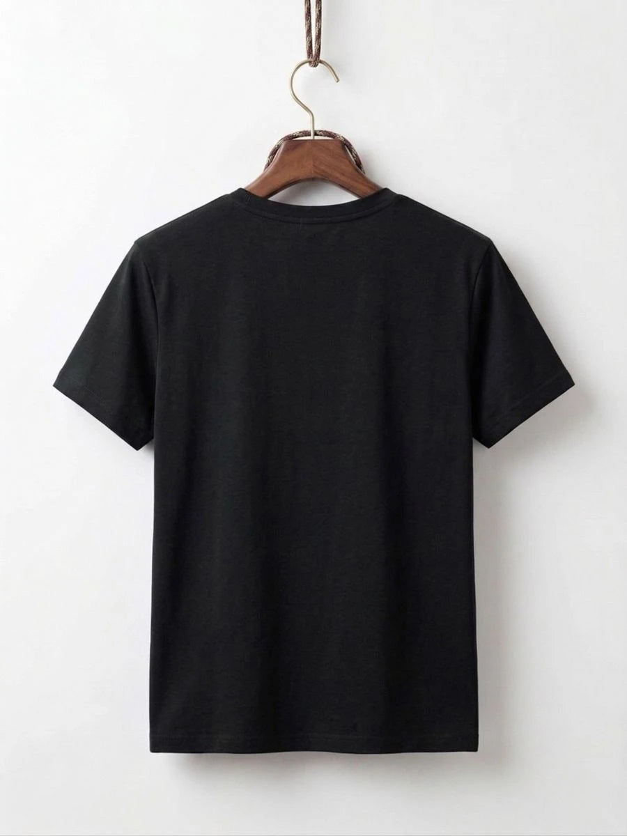 Cotton Jersey Tee Black