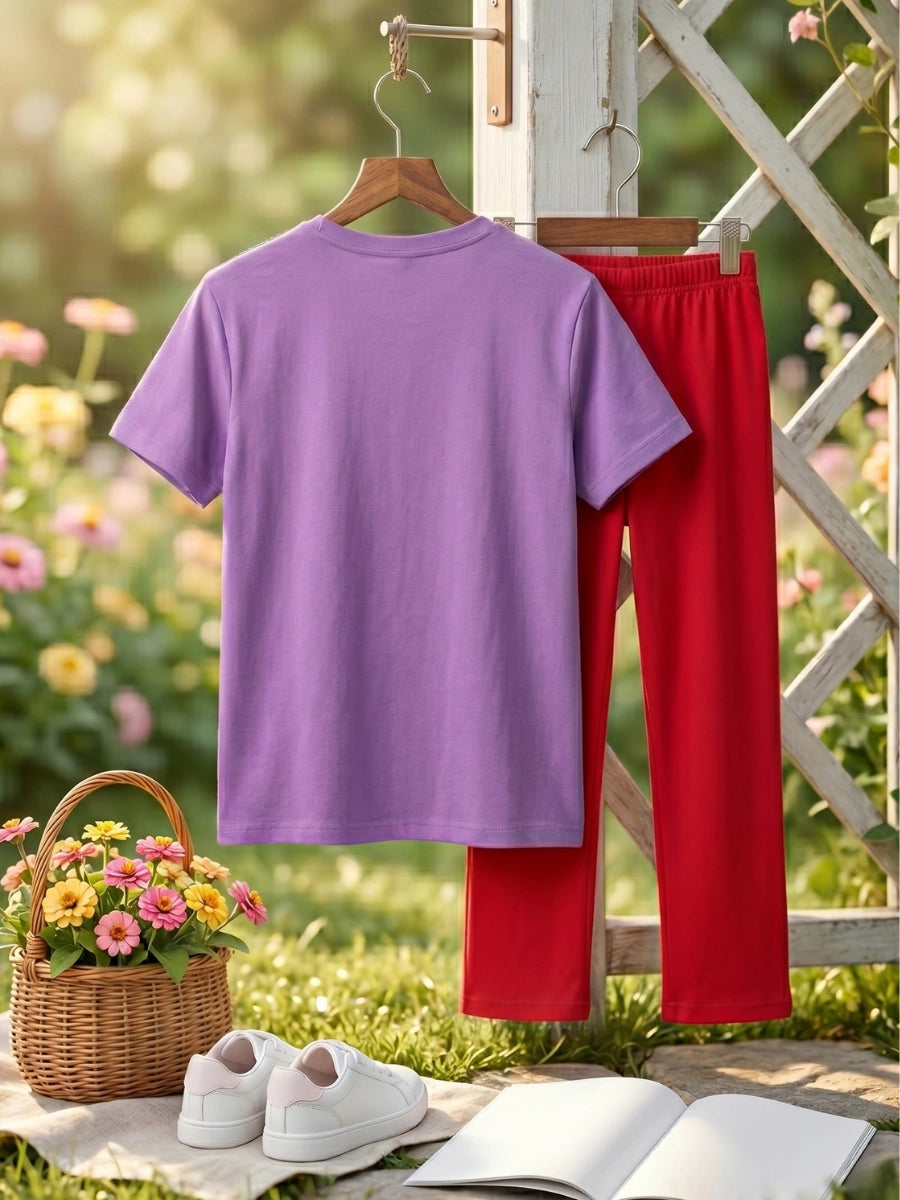 Zinnia Bloom Cotton Suit Set
