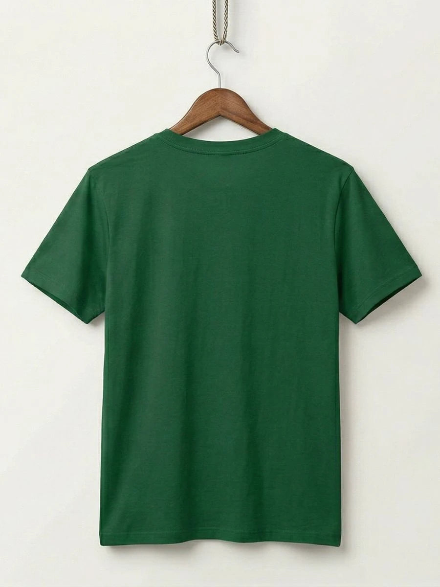Cotton Jersey Tee Forest Green