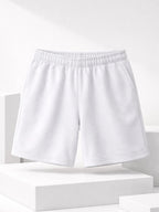 Cotton Jersey Shorts - White
