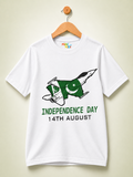 MiniKidi Pakistan Air Force Independence Day Graphic T-Shirt