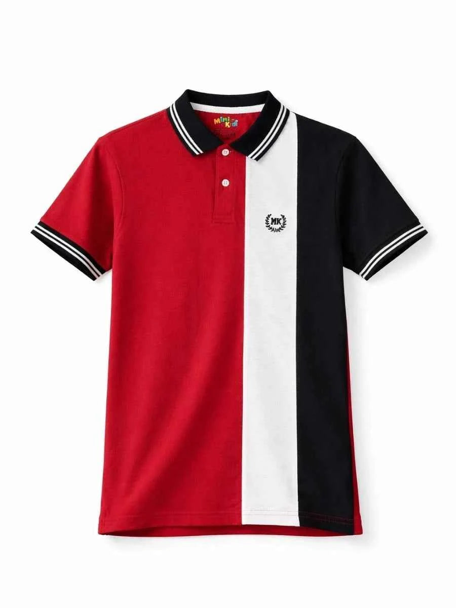 Contrast Panel Polo