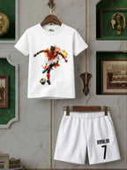 Ronaldo #7 Sports Set - White