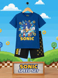 Sonic Speed Short Set - Royal Blue & Black
