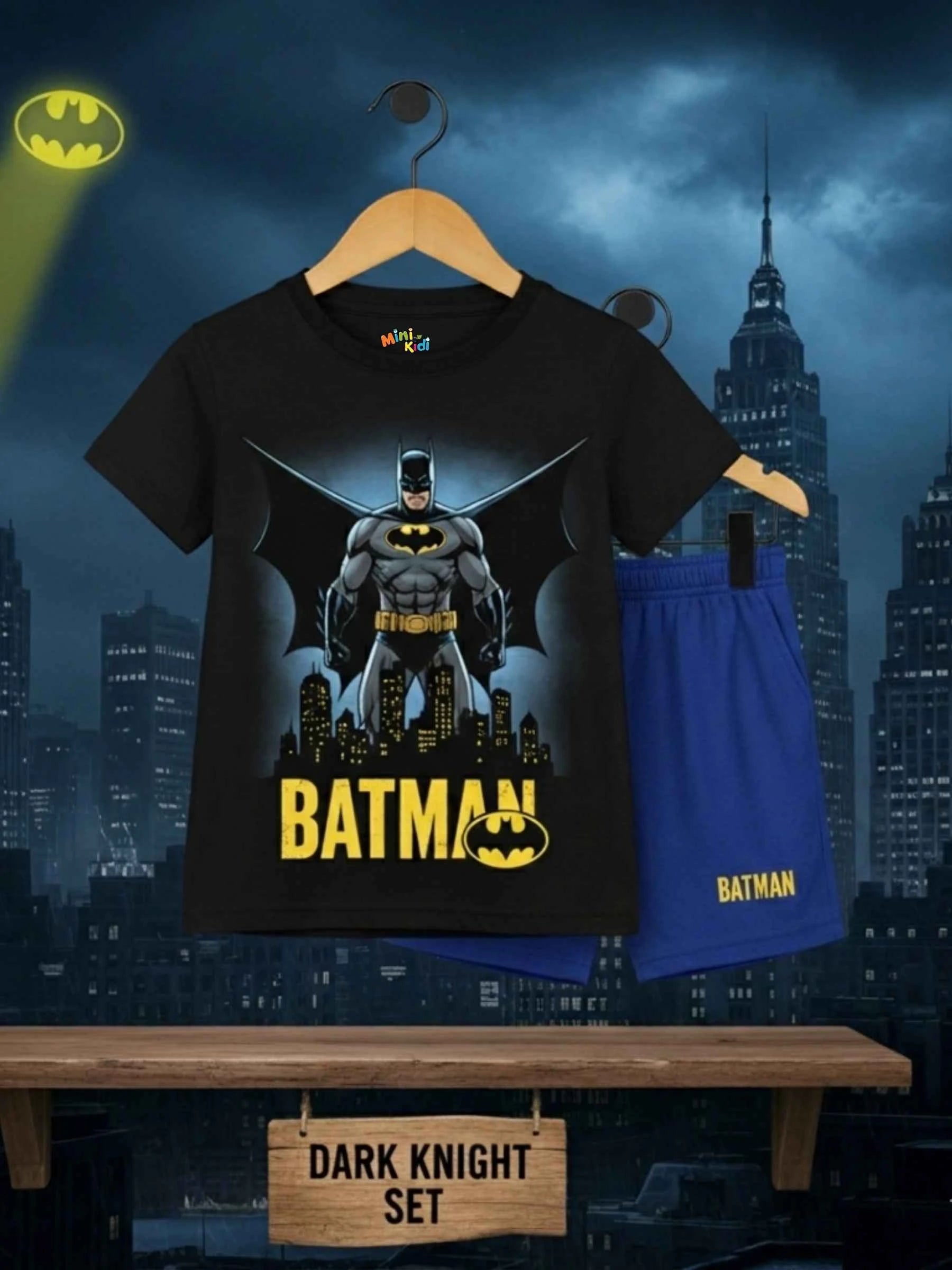 Unisex Batman Dark Knight Short Set
