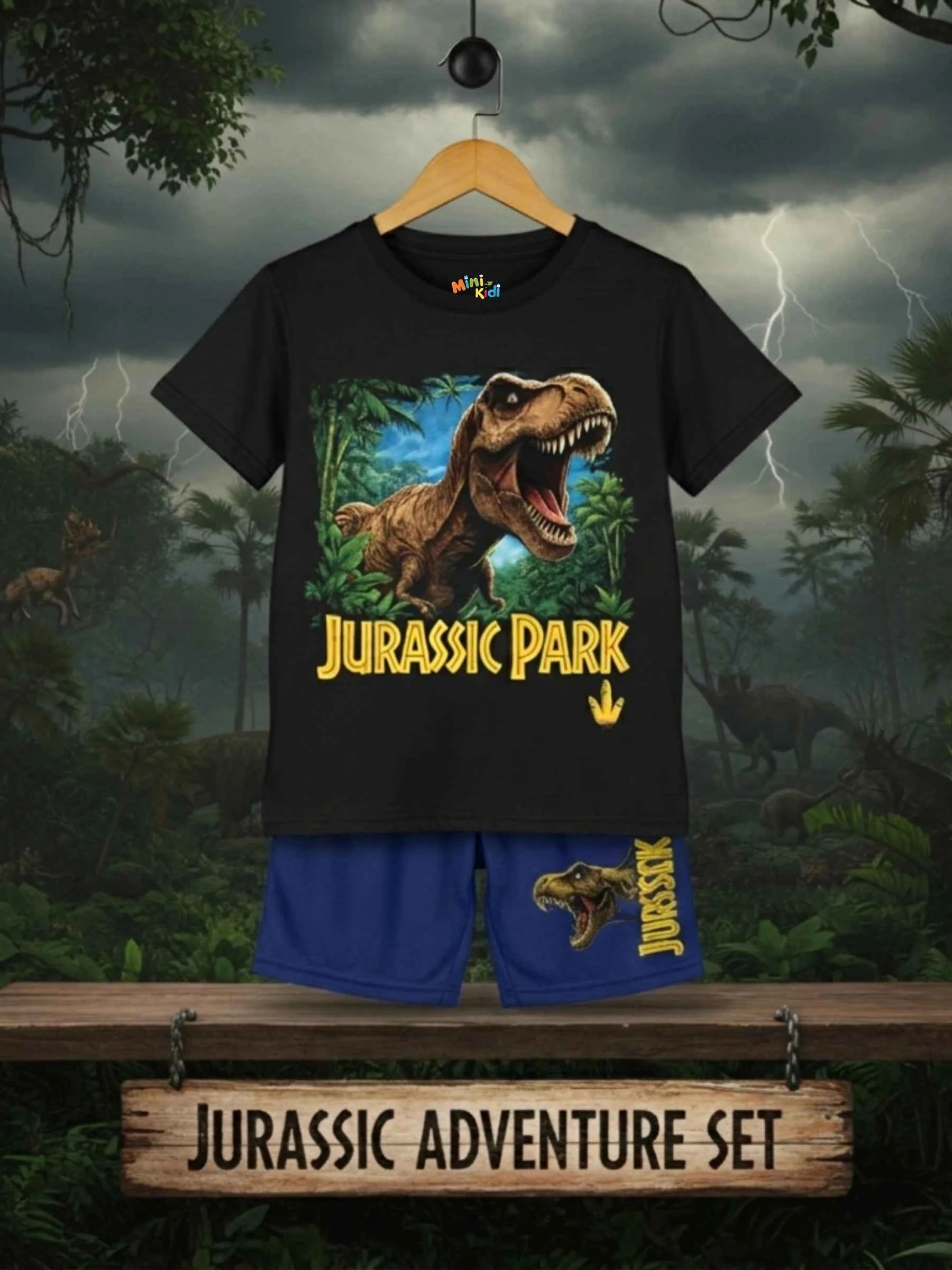 Unisex Jurassic Adventure Short Set