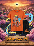 Naruto Ninja Short Set - Orange & Black (Vol. 2)