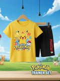 Unisex Pokémon Pikachu Short Set
