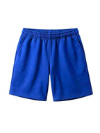 Cotton Jersey Shorts - Royal Blue