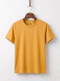 Cotton Jersey Tee Mustard Yellow