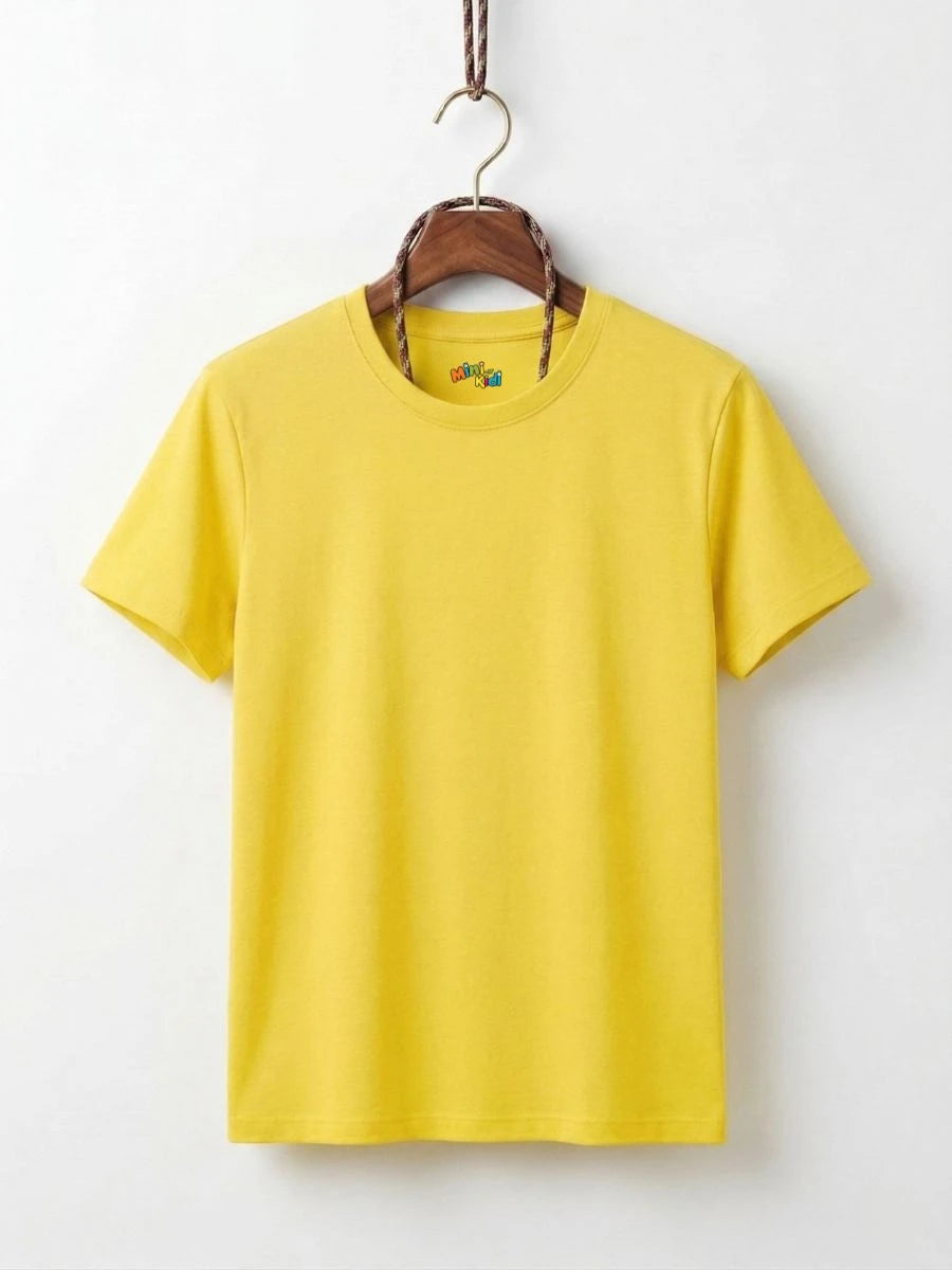 Cotton Jersey Tee Yellow