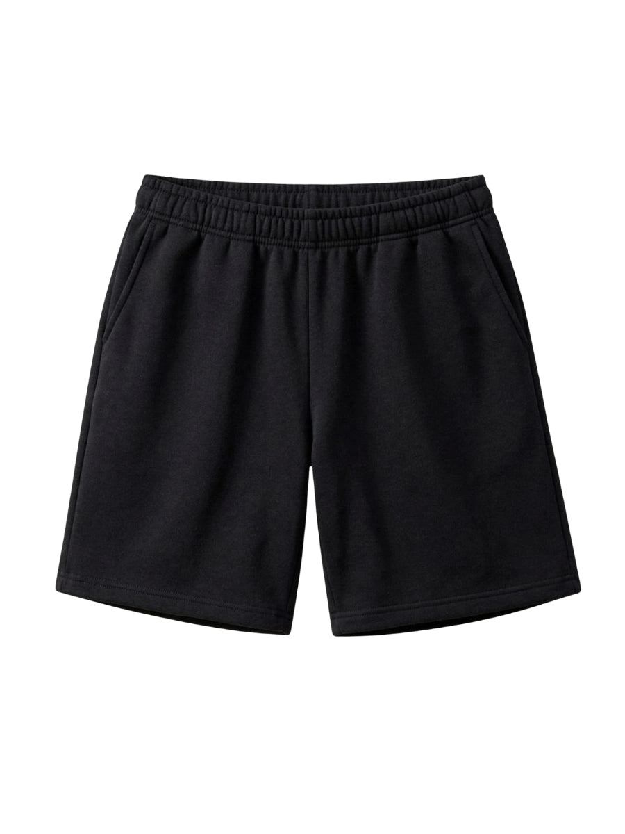 Cotton Jersey Shorts - Jet Black