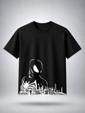 Spider-Man Shadow Skyline Graphic T-Shirt ⭐