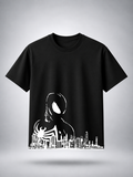 Spider-Man Shadow Skyline Graphic T-Shirt ⭐