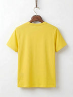 Cotton Jersey Tee Yellow