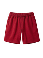 Cotton Jersey Shorts - Red