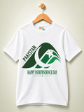 MiniKidi Pakistan Flag Independence Day Graphic T-Shirt