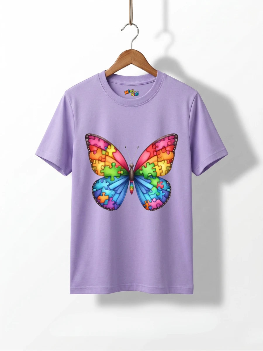 Rainbow Puzzle Butterfly