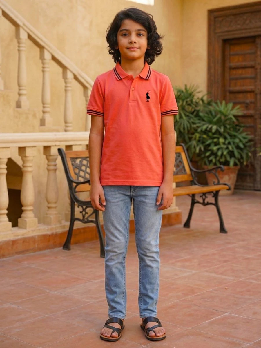 Essential Polo - Soft Peach