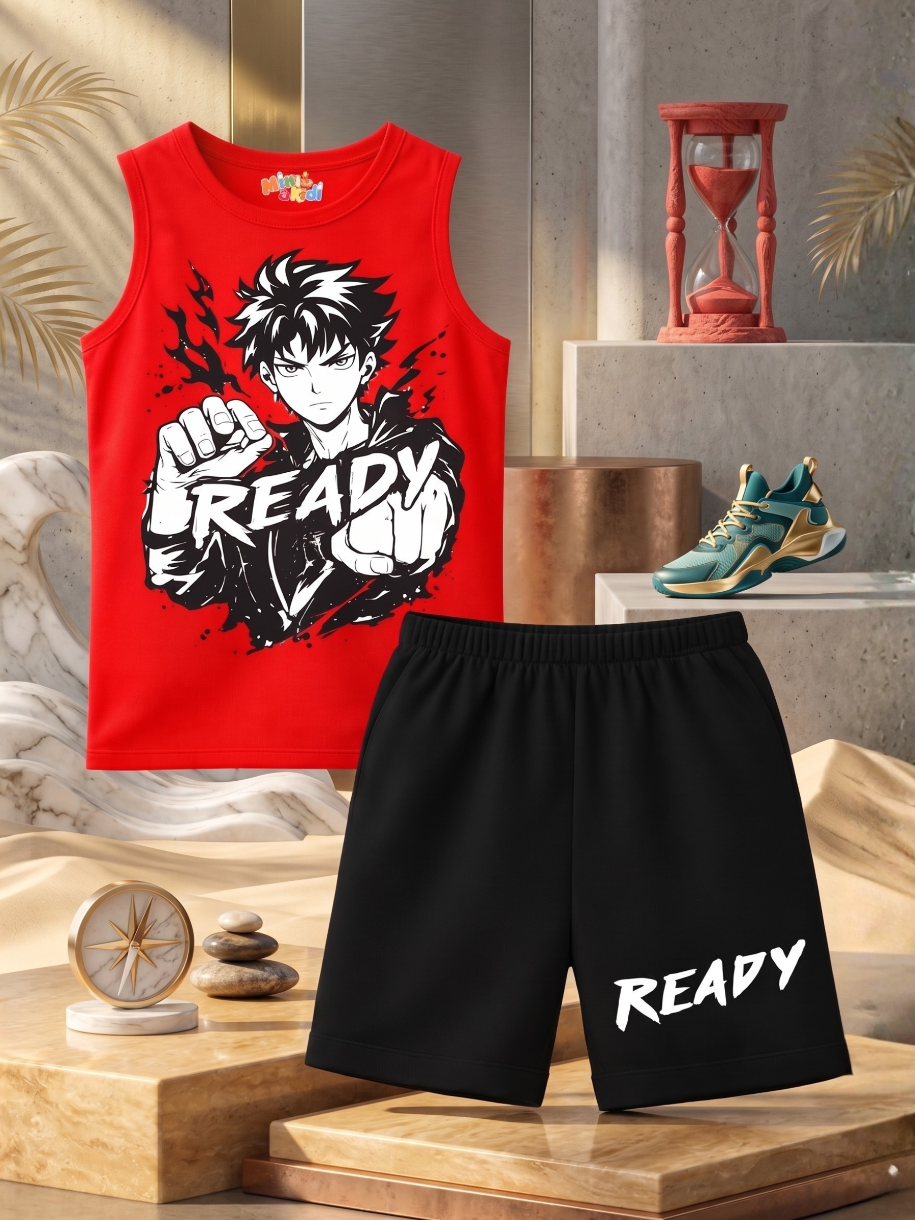 Anime "READY" Cotton Sando Set