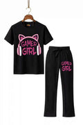 Mini Kidi’s Gamer Girl Printed trouser Set (Copy)