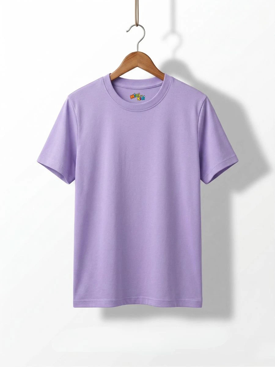 Cotton Jersey Tee Soft Lilac
