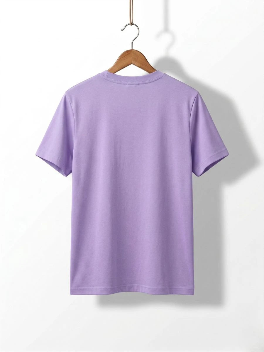 Cotton Jersey Tee Soft Lilac