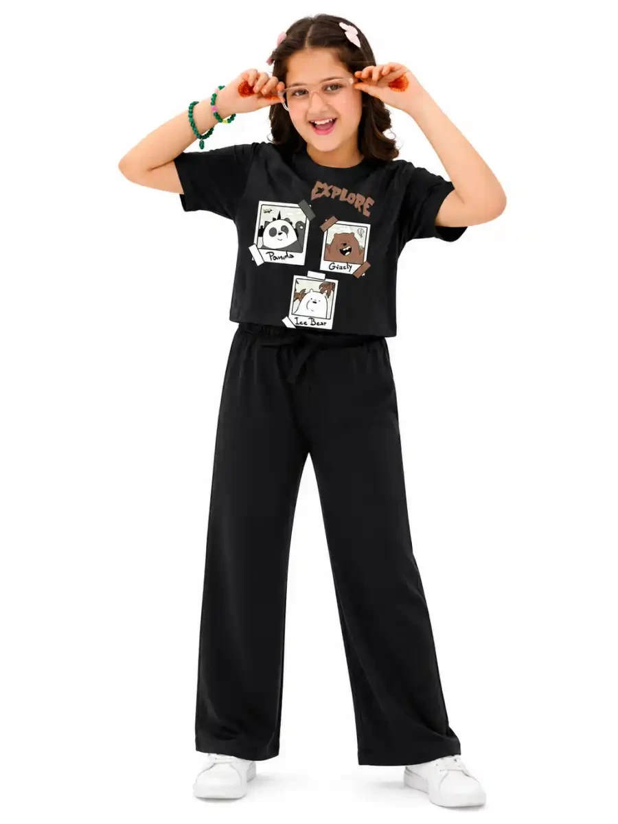 Mini Kidi’s Explore Bear Printed Trouser Set (Copy)