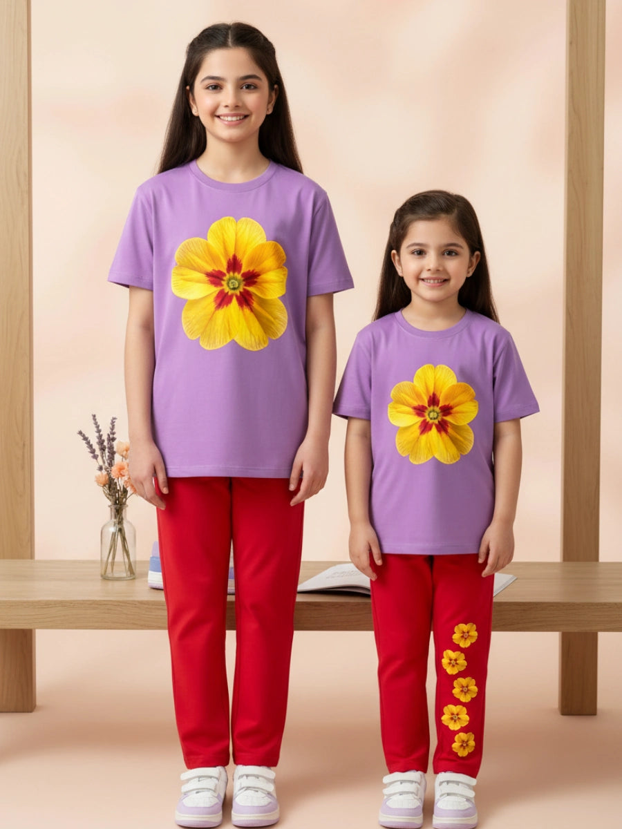 Primrose Bloom Cotton Suit Set
