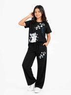 Mini Kidi’s Cute Kitty Printed Trouser Set (Copy)