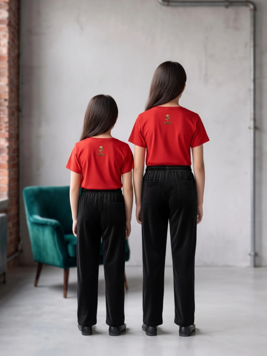 Minimalist "Golden Sprout" Suit Set