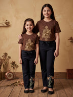 Vintage Phoenix Chocolate Brown & Black