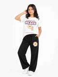 Mini Kidi’s Protect Your Peace Printed Trouser Set (Copy)