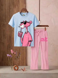 Mini Kidi’s Pink Panther Printed Trouser Set (Copy)