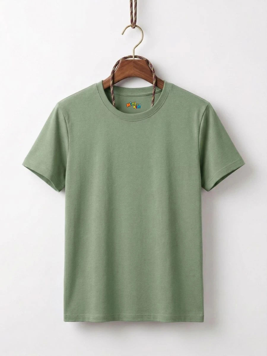 Cotton Jersey Tee Sage Green