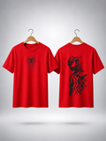 Spider Phantom Front & Back Graphic T-Shirt – White (Copy)
