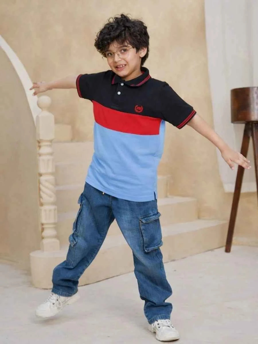 Sky Block Polo
